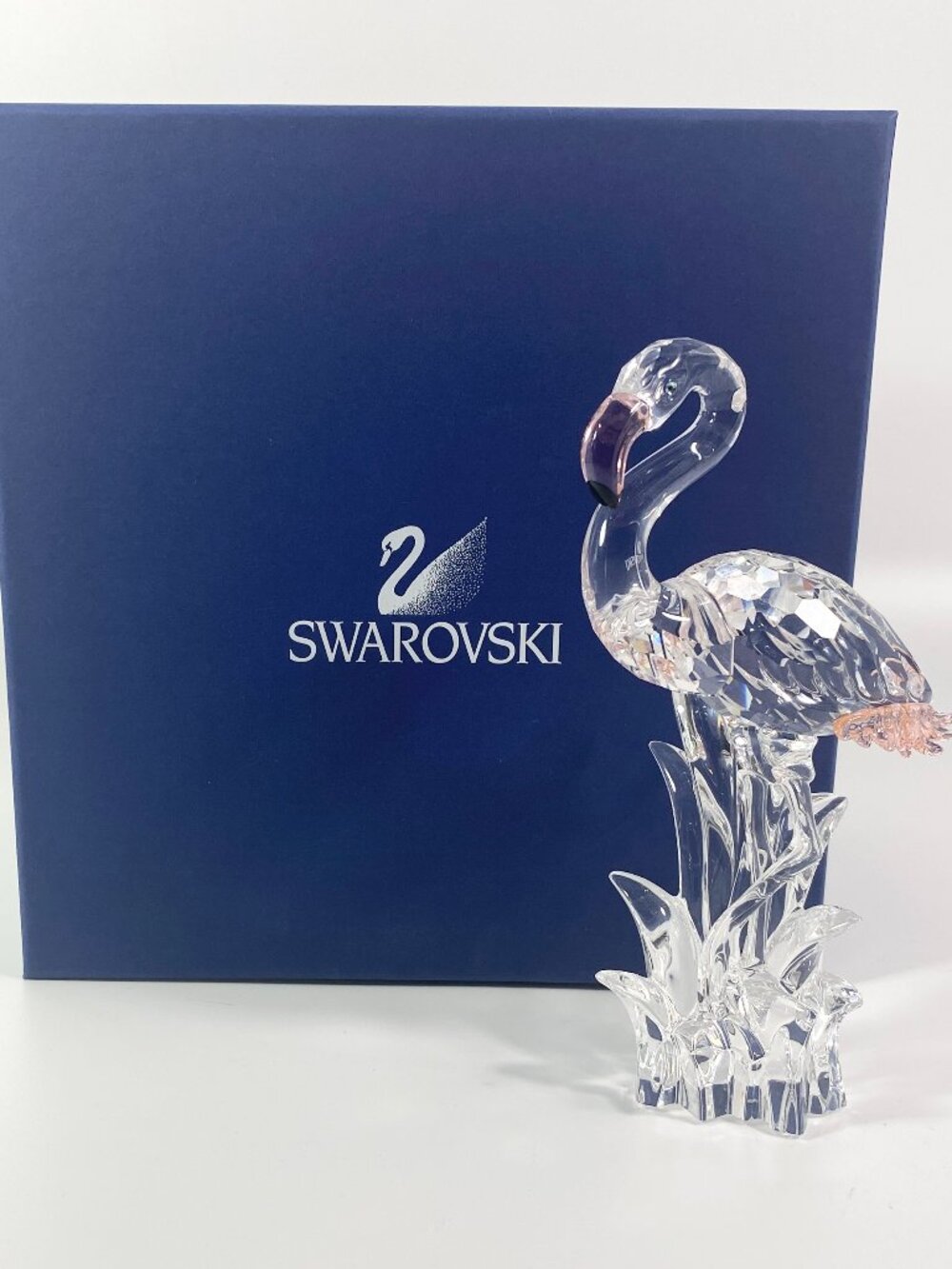 Swarovski  Flamingo Pink crystal Figurine 6" (289733) w/Box and CoA
